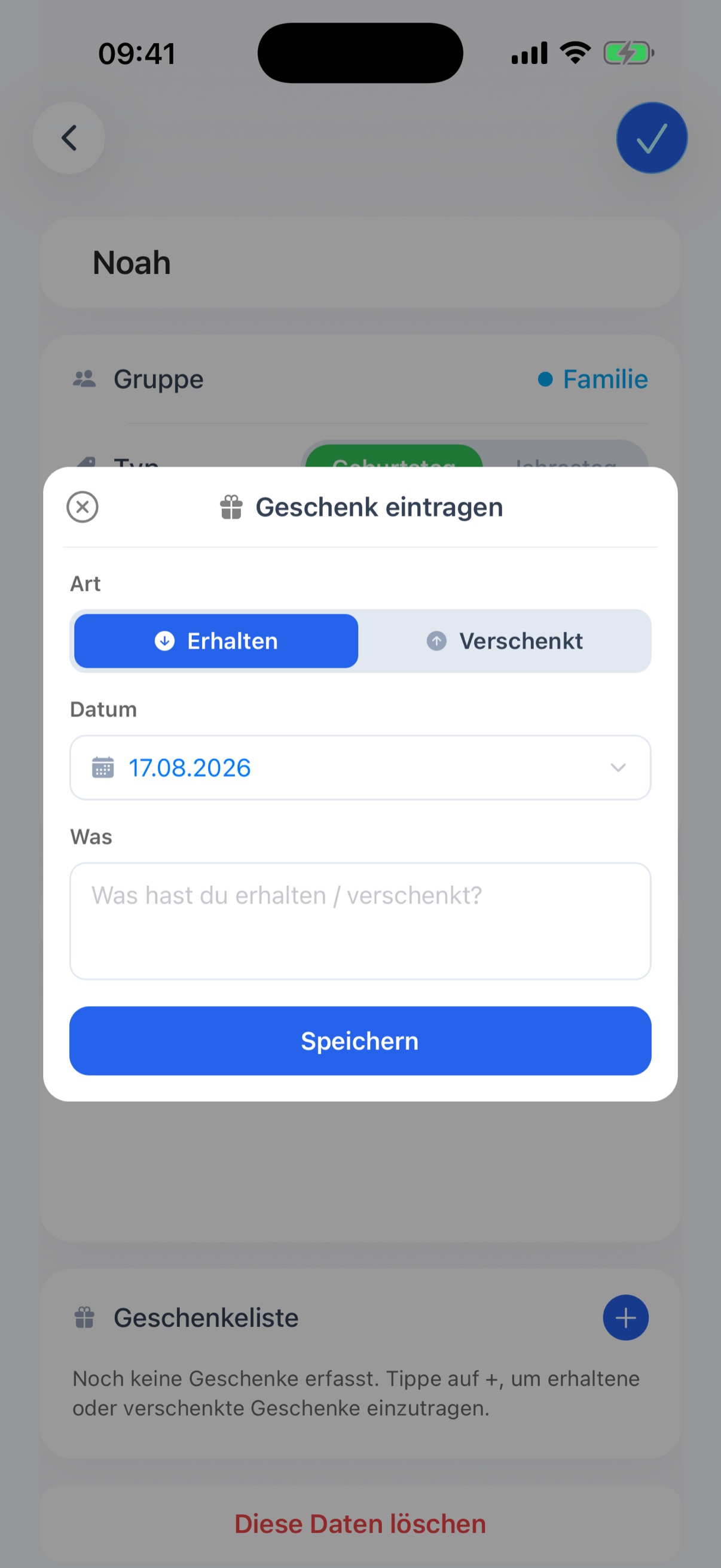 Widgets auf dem Home-Bildschirm