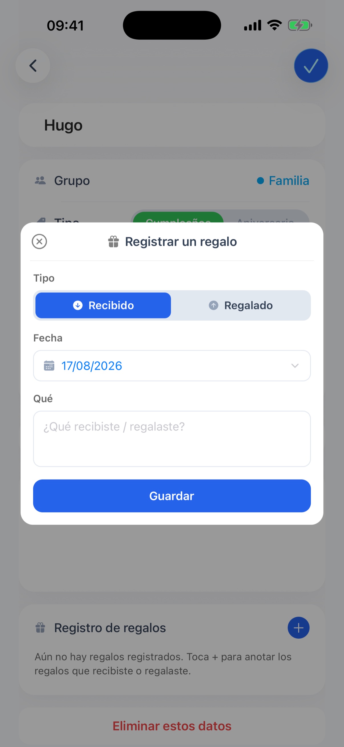Widgets en la pantalla de inicio