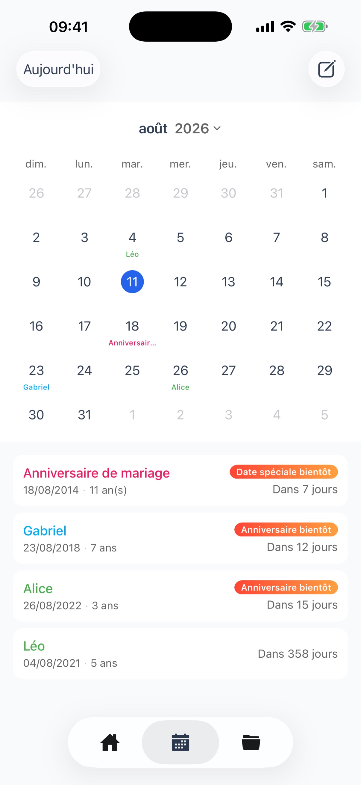 Journal des cadeaux - noter les cadeaux offerts et reçus