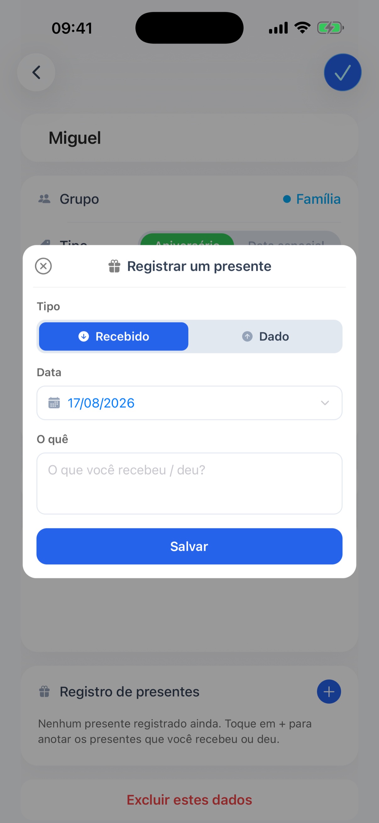 Widgets na Tela de Início